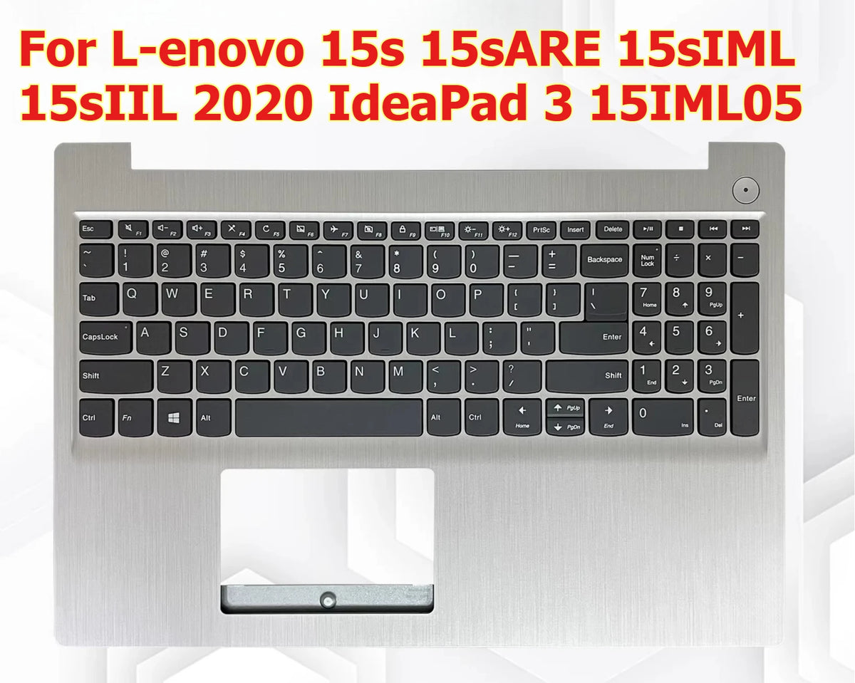 Upper case keyboard for Lenovo 15s 15s ARE  IML IIL 2020 IdeaPad 3 15IML05 topcase palmrest  keyboard cover touchpad Lenovo laptop repair parts