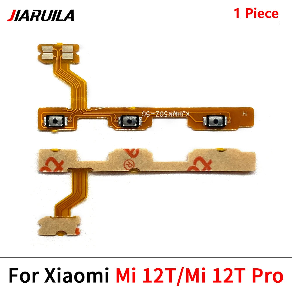 New Power Button Volume Side Button Key Flex Cable For Xiaomi Mi 11T 12T 13T Pro Replacement Parts  Xiaomi  Xiao mi phone repair parts