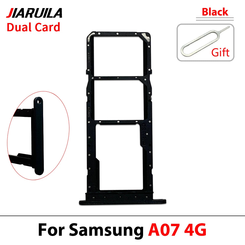 New For Samsung A07 A17 4G 5G Dual SIM Card Tray Slot Holder Adapter Accessories Samsung phone repair parts