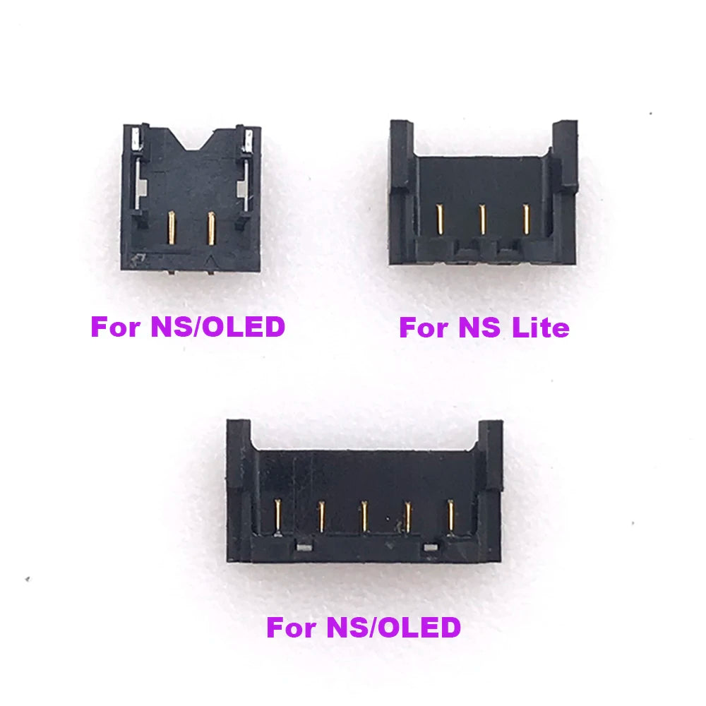 1-5PCS For Switch Host Battery Port Interface For Switch Oled Battery Socket For NS Lite Rechargeable Snap Plug Replacement Game console repair parts