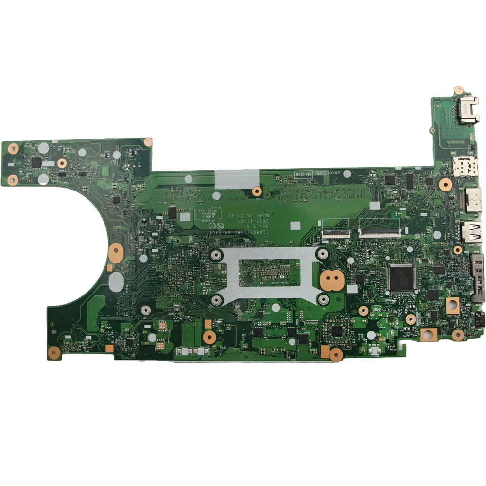 Laptop Motherboard For Lenovo ThinkPad L480 L580 NM-B461 GPU Radeon 530 2G With CPU I5 8250 I7 8550U FRU 01LW289 01LW371 01LW292 Lenovo laptop repair parts
