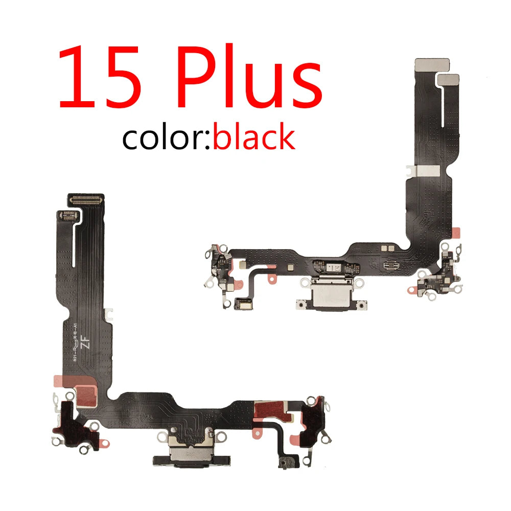 Charging Flex Cable for iPhone 15 Plus Pro Max USB Dock Connector Charger Port Replacement Parts iPhone phone repair parts