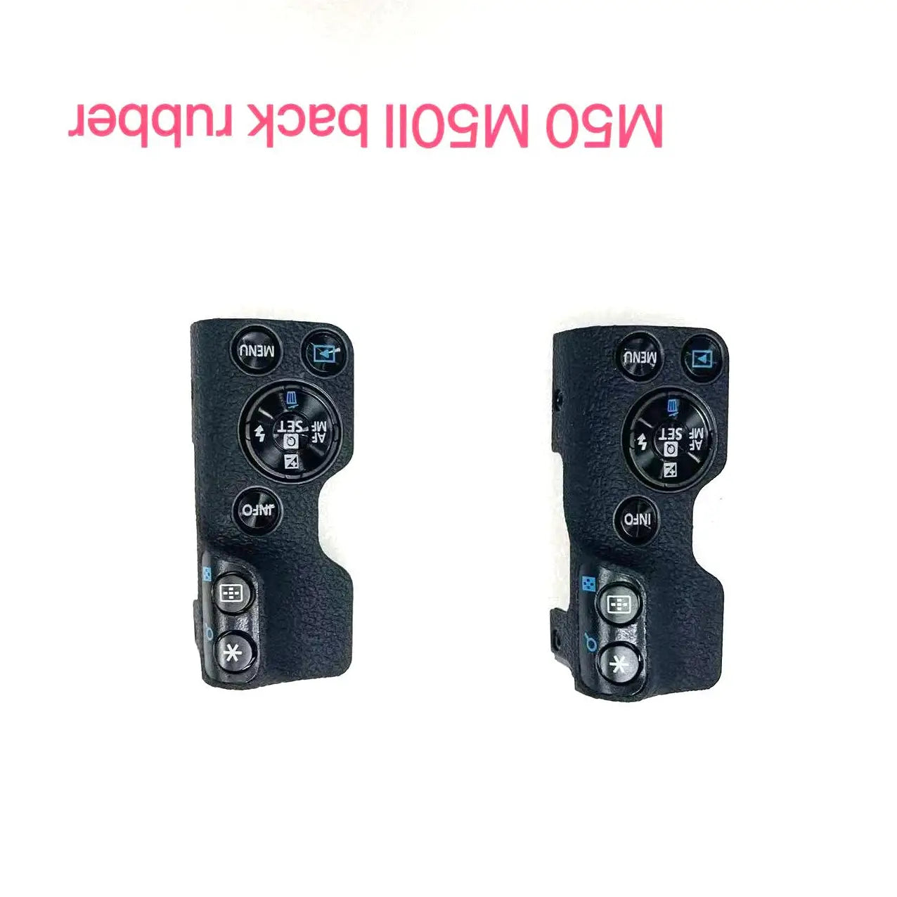 1pcs New Back Rubber with Button for Canon EOS M50 M50II M50 Mark II Thumb Cover Rubber Replacement Parts Digital Camera repair parts