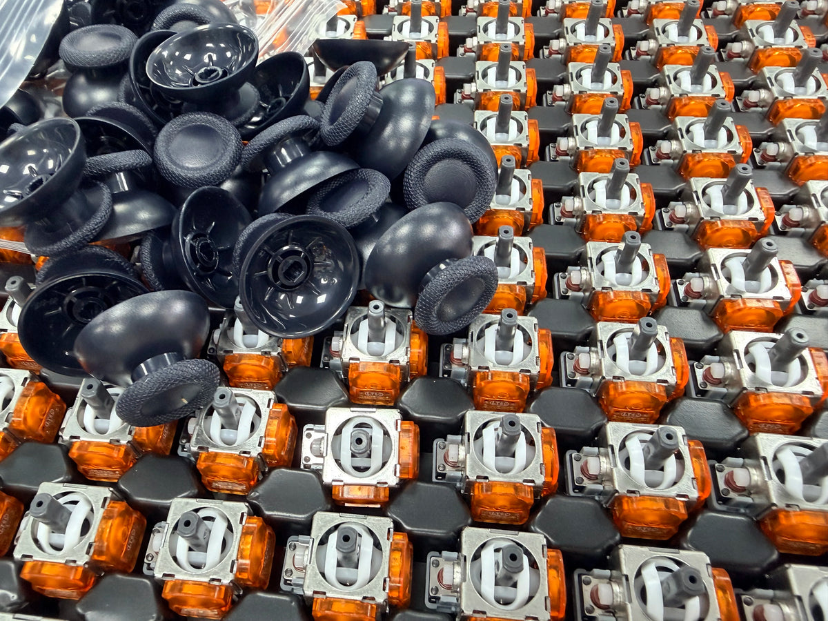 50/100PCS GINFULL TMR Electromagnetic Joystick Thumb Stick Replacement for PS5 Gamepad TMR Sensor 3D Analog Joystick Cap Cover  Game console repair parts