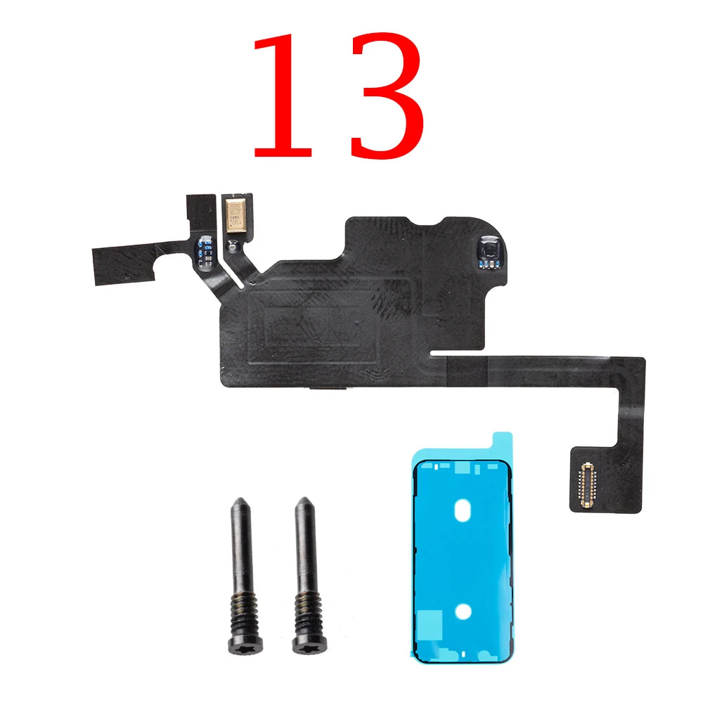 1set For IPhone 15 Pro Max Plus Front Ear Earpiece Speaker Proximity Light Sensor Flex Ribbon Cable iPhone phone repair parts