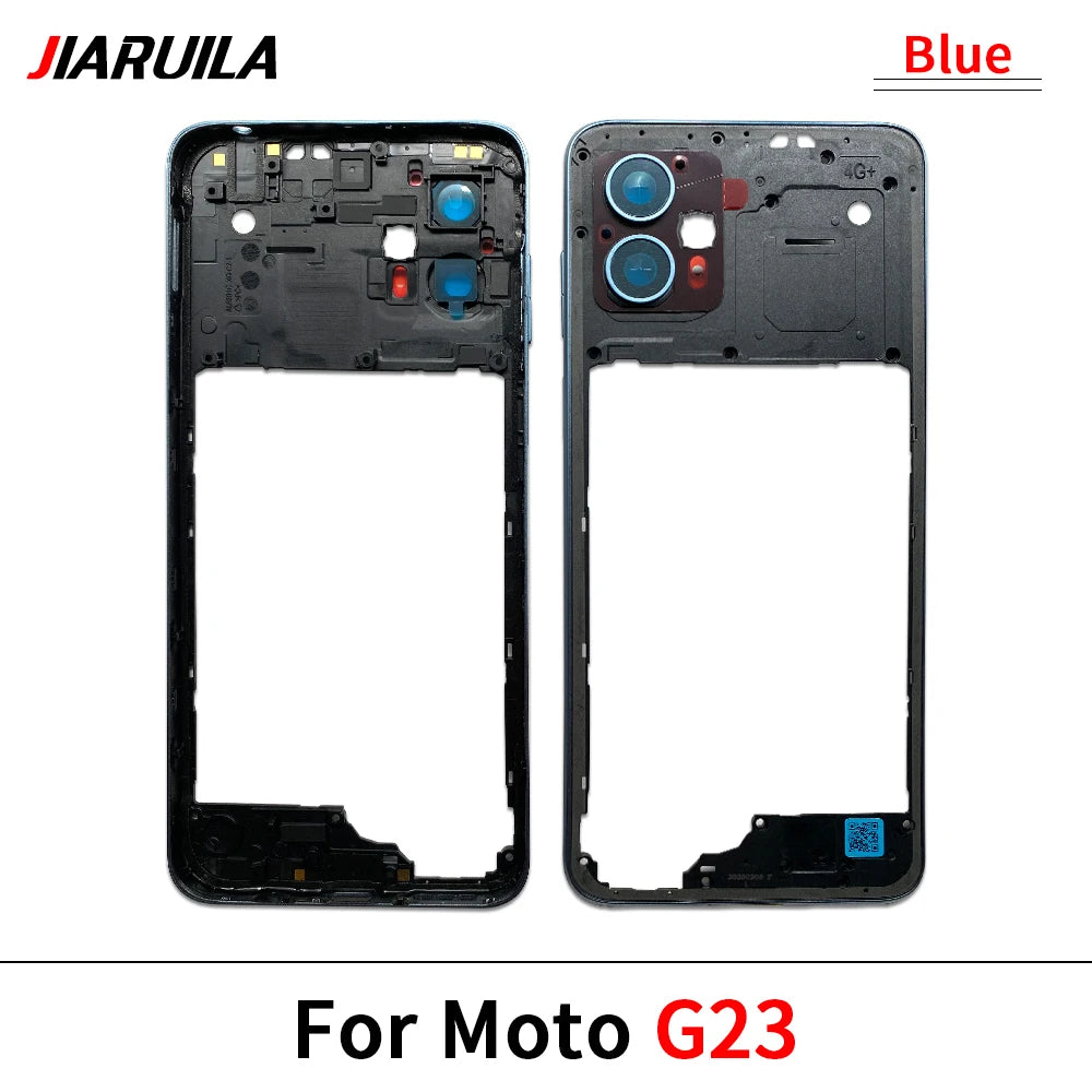 New Middle Frame Holder Housing Bezel Plate For Motorola Moto G04 G23 G34 G53 G54 G62 G72 G73 5G Replacement Repair Parts Motorola phone repair parts