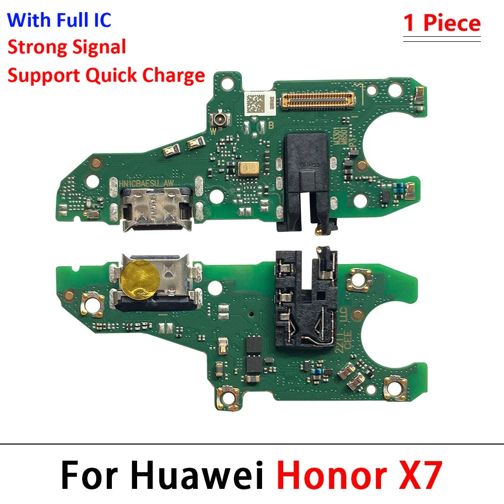 New For Huawei Honor 50 60 70 Pro Se lite X7 X7A X8 X8A X9 5G USB Charge Port Jack Dock Connector Charging Board Flex Cable Huawei phone repair parts