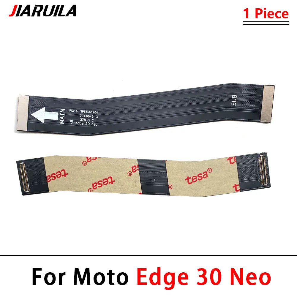 For Motorola Moto Edge 20 30 40 X30 Pro Neo Fusion Lite Ultra Plus Sim Card Reader Holder Connector Main Mainboard Flex Cable Motorola phone repair parts