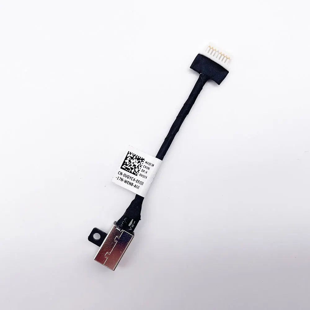 For Dell Inspiron 7300 7306 7500 7506 2-IN-1 Laptop DC Power Jack DC-IN Charging Flex Cable 0VGYC4 450.0K305.0021 0M4GJ3 Dell laptop repair parts