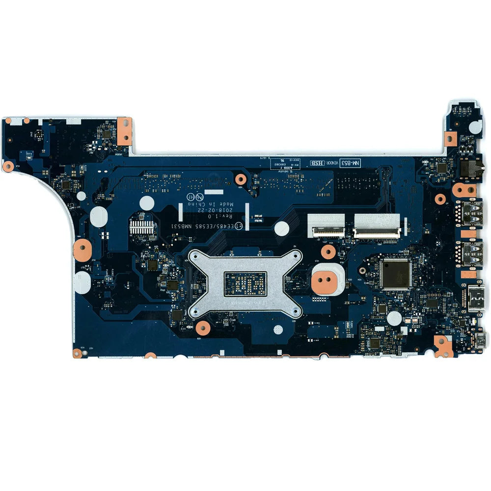 Laptop Motherboard For Lenovo ThinkPad E485 E585 AMD NM-B531 With CPU R3 2200U R5 2500U R7 2700U FRU 02DC235 02DC236 02DC237 Lenovo laptop repair parts
