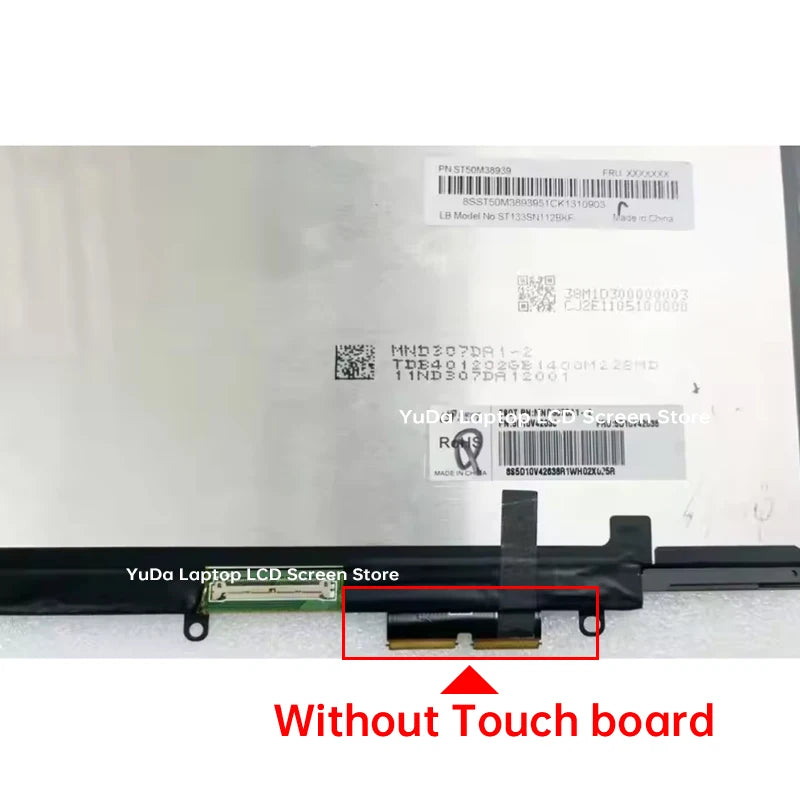 13.3" Laptop LCD Touch Screen For Lenovo ThinkBook 13s G2 ITL Type 20V9 Display Digitizer + Frame Assembly Replacement 2560x1600 Lenovo laptop repair parts