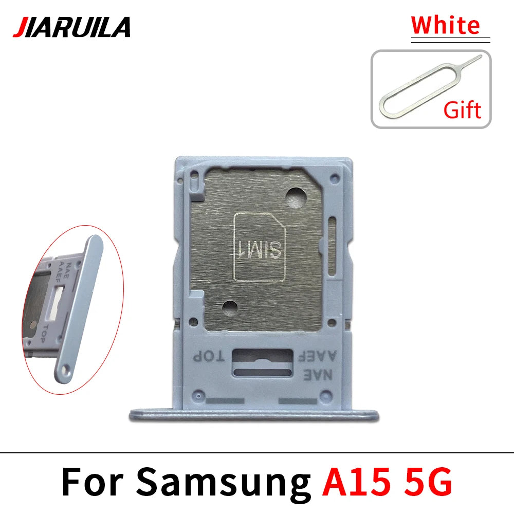 10Pcs, New For Samsung A15 A25 A35 A55 4G 5G SIM Card Slot SD Card Tray Holder Adapter Samsung phone repair parts