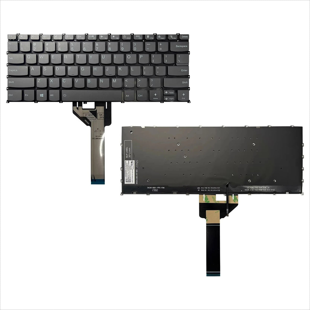 Upper case keyboard for Lenovo Xiaoxin Pro 14 ARH8 IRH8 ARP8 2023 Yoga Slim 7 Pro 14 C shell cover topcase palmrest LCM19J1 Lenovo laptop repair parts
