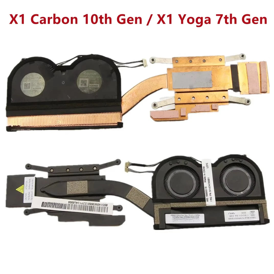 Cooling fan for Thinkpad X1 yoga Carbon 2nd 3rd 4/5/6/7th Gen8/9/10/11/12 2in1 75Y5774 4W1509 5H40W36681 5H41M43388 5H41J76276 Lenovo laptop repair parts