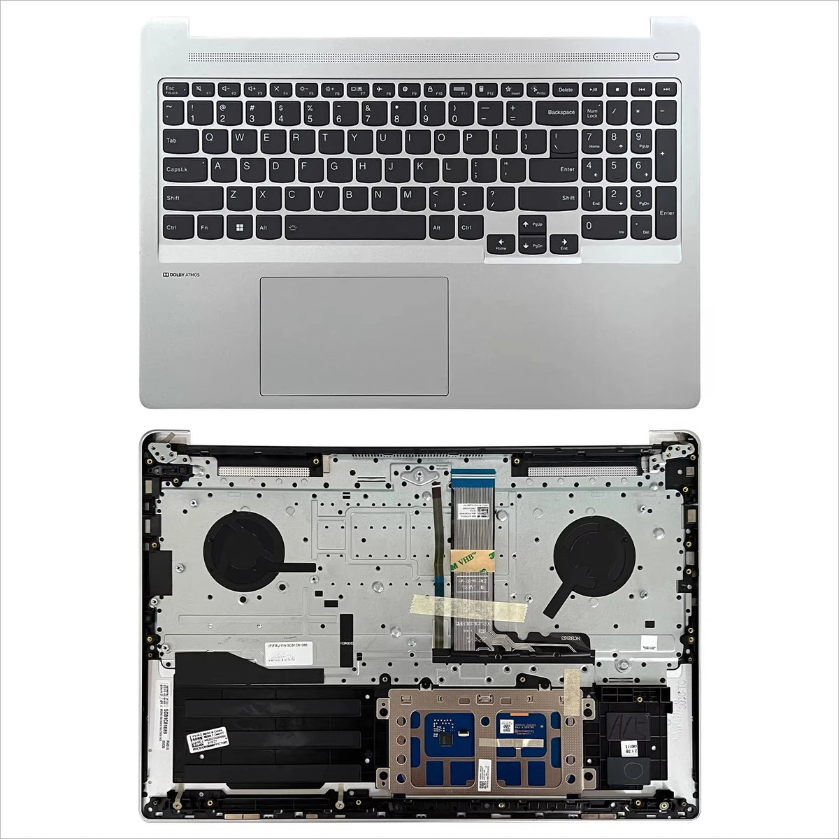 Upper case keyboard for Lenovo Xiaoxin PRO 16ACH IHU 2021 ideapad 5 Pro-16IHU6 topcase palmrest cover touchpad 5CB1C81089 5CB1C75002 Lenovo laptop repair parts