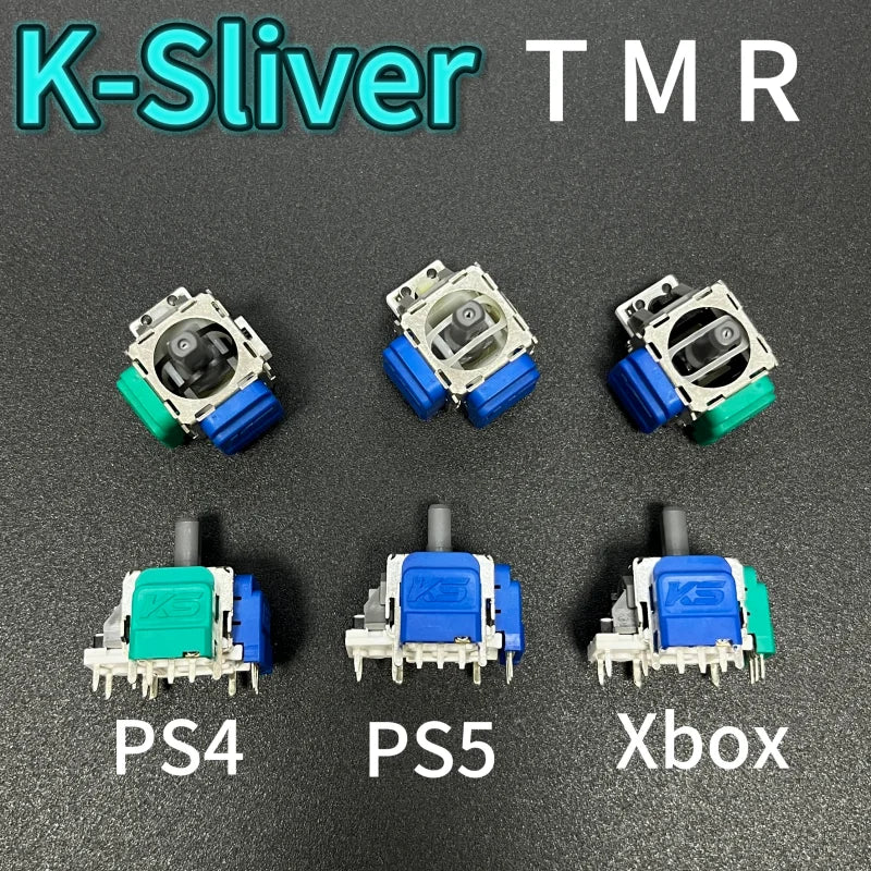50pcs/lot K-Silver TMR Electromagnetic Joystick for PS5 PS4 Xbox Series Controller Module Magnetic Sensor Analog Stick Part Game console repair parts