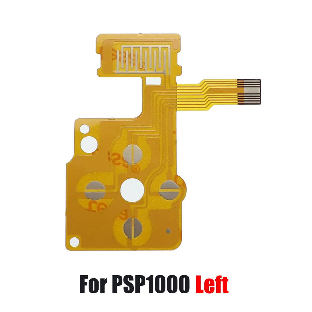 Replacement  L R Left Right Conductive Film Flex Cable Volume Button PCB Keypad Ribbon Cable For PSP 1000 2000 PSP3000 095 Game console repair parts