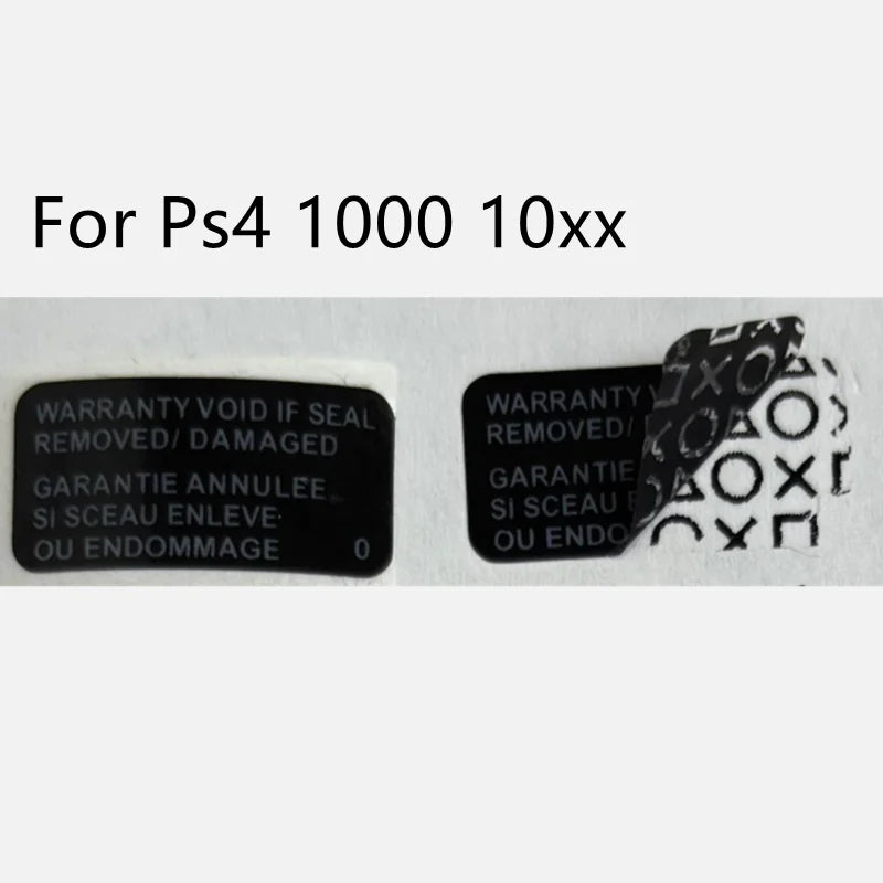 20Pcs/Lot Replacement for Ps4 1000 11XX 1200 20xx Slim Pro Housing Host Warranty Sticker for Ps5 Console Case Shell Label Seal  Game console repair parts