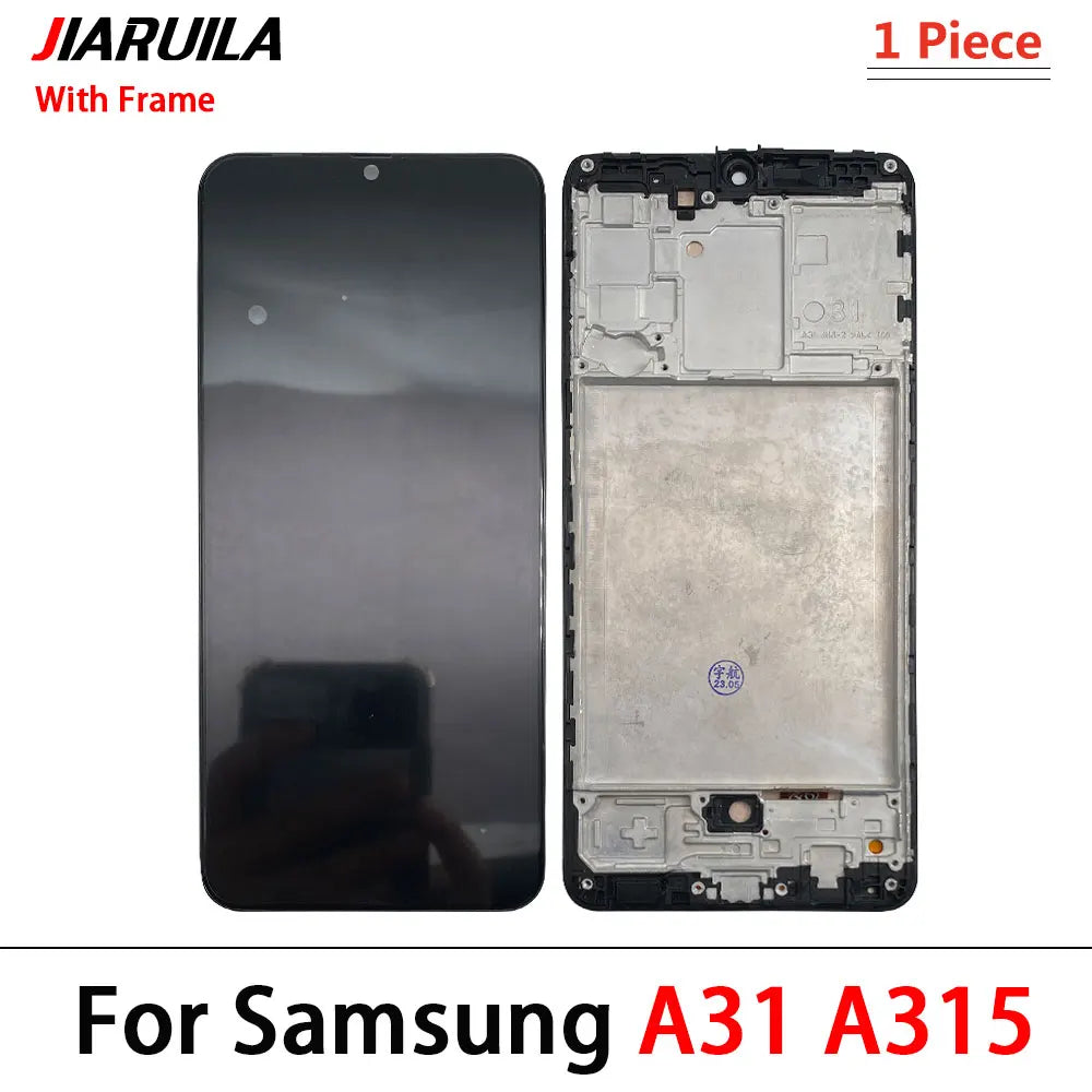 5Pcs, New LCD Display With frame Touch Digitizer Assembly For Samsung A31 A51 A20 A30 A30s Screen Replacement Samsung phone repair parts