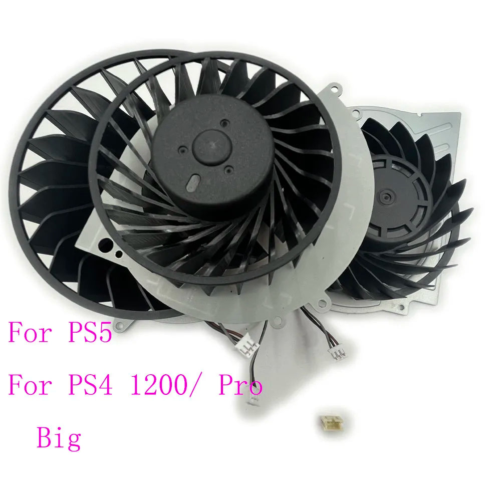 2PCS Internal Cooling Fan 3 Pin Connecter For Sony Playstation 4 PS4  1200 2000 7000 / PS5 BDM 010 Console Board Game console repair parts