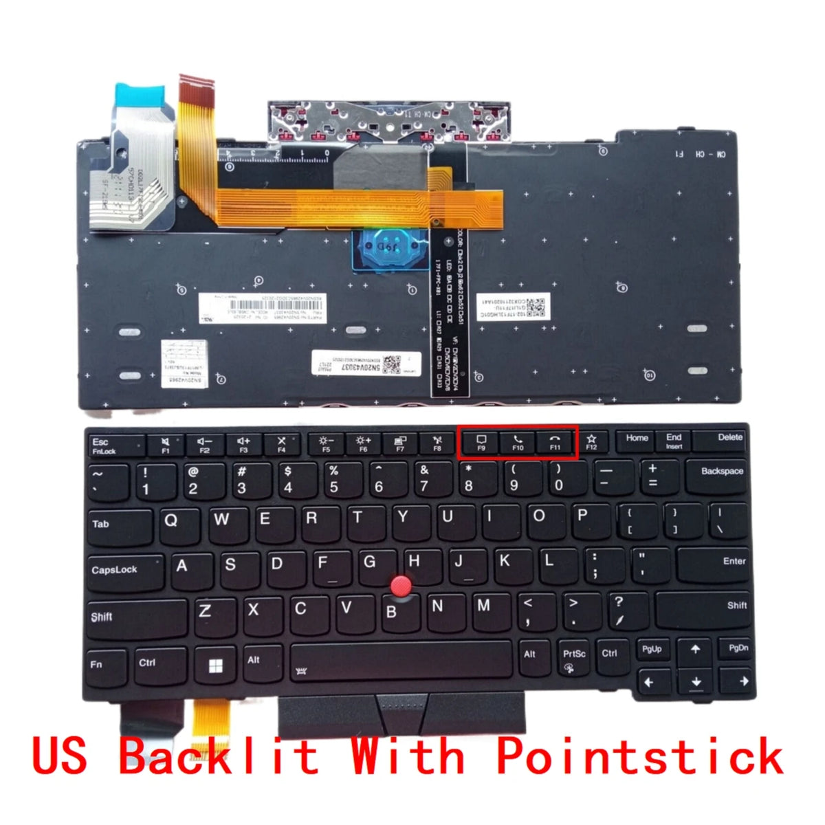 New Russian Spanish Laptop Backlit Keyboard For Lenovo Thinkpad X13 Gen 1 / L13 Gen 2 / L13 Yoga Gen 2 Notebook PC Replacement Lenovo laptop repair parts