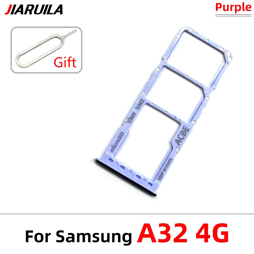 SIM Card Tray Slot Holder Adapter Accessories For Samsung A22 A32 4G 5G Replacement Spare Parts Samsung phone repair parts