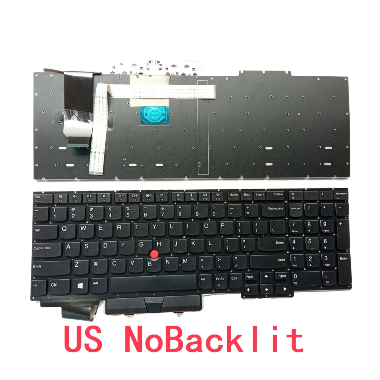 New US Russian Spanish Latin Arab Portuguese Laptop Backlit Keyboard For Lenovo Thinkpad E15 Gen1 Notebook PC Replacement Lenovo laptop repair parts