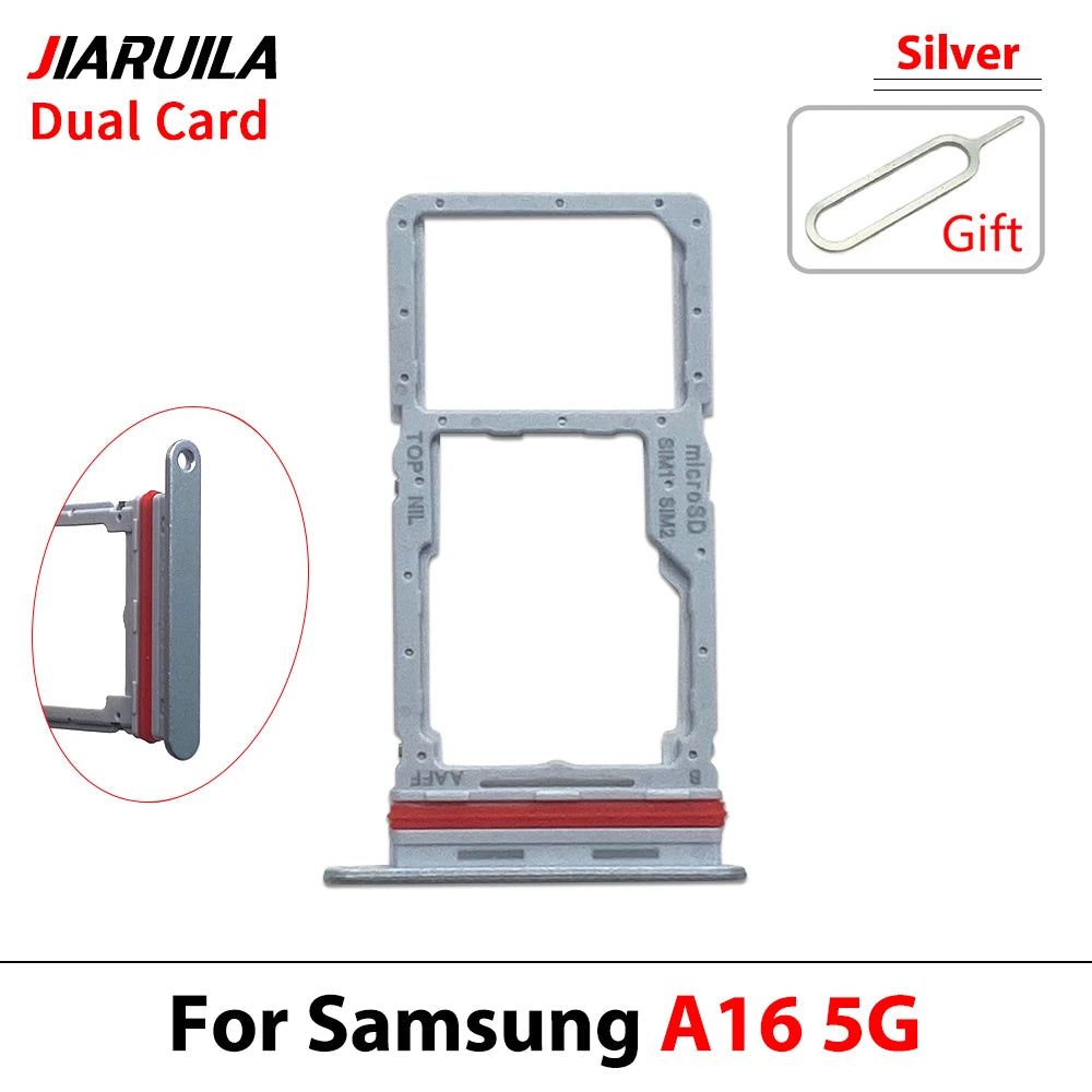 New For Samsung A06 A16 4G 5G SIM Card Slot SD Card Tray Holder Adapter Repair Parts Samsung phone repair parts
