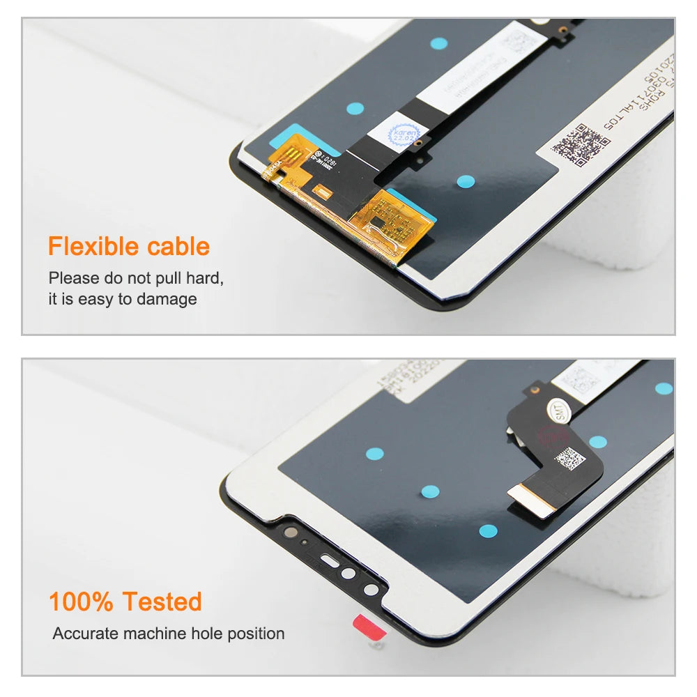 Screen for Xiaomi Redmi Note 6 Pro M1806E7TG Lcd Display Touch Screen Digitizer with Frame for Redmi Note 6 Pro Screen Xiaomi phone repair parts