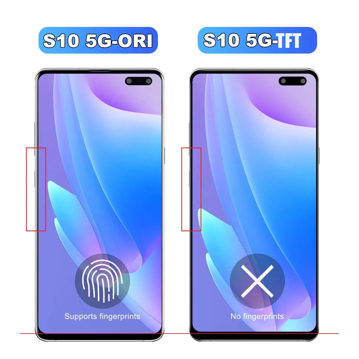 For Samsung S10 5G LCD Display Touch Screen Digitizer Assembly For Samsung S10 5G G977B G977U G977N Display Replacement Samsung phone repair parts