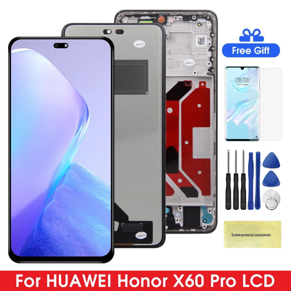 For Honor X9C LCD Magic7 Lite BRP-NX1 Display Screen Touch Digitizer For Honor Magic 7 Lite X60 Pro BRP-AN00 LCD Repair Parts Honor phone repair parts