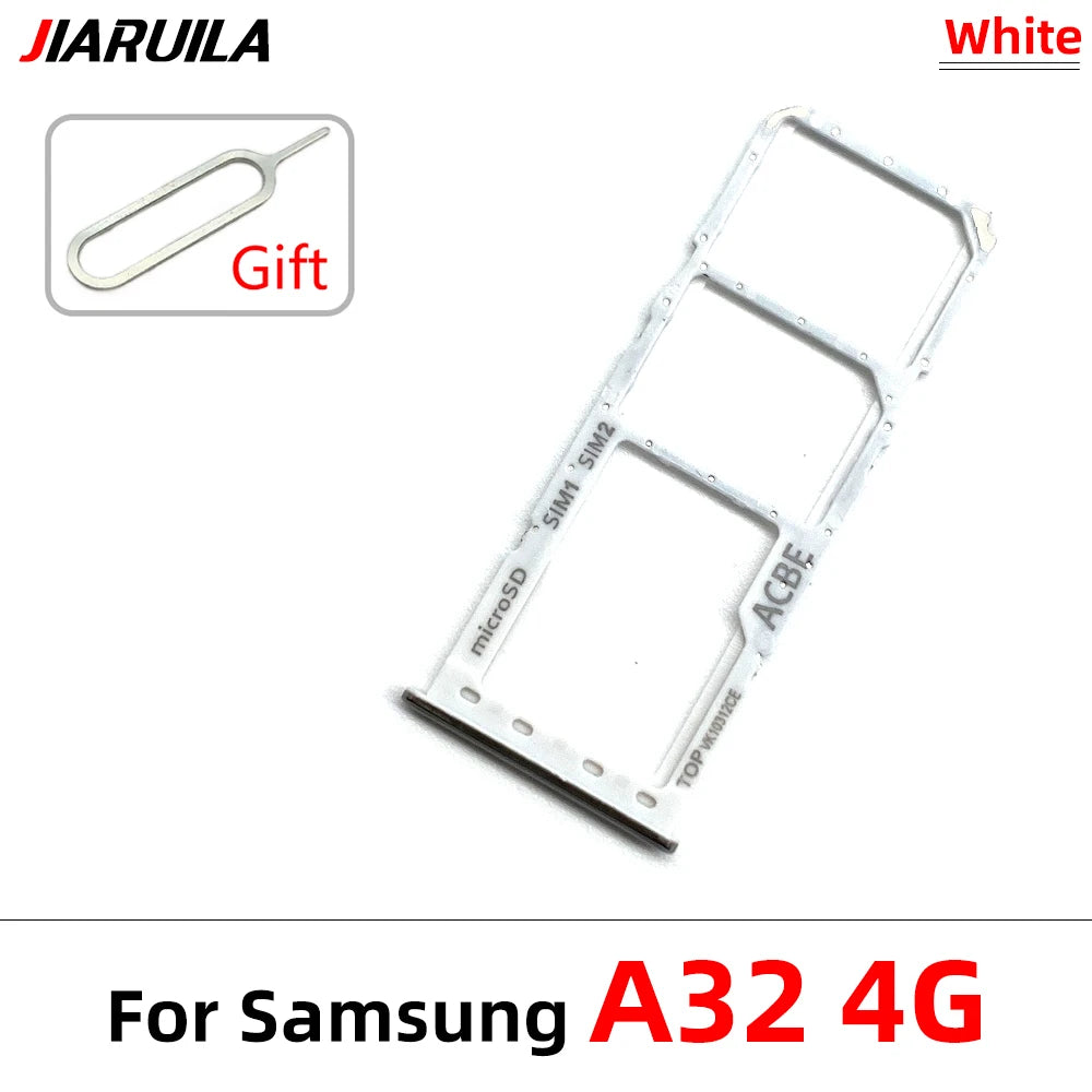 SIM Card Tray Slot Holder Adapter Accessories For Samsung A22 A32 4G 5G Replacement Spare Parts Samsung phone repair parts