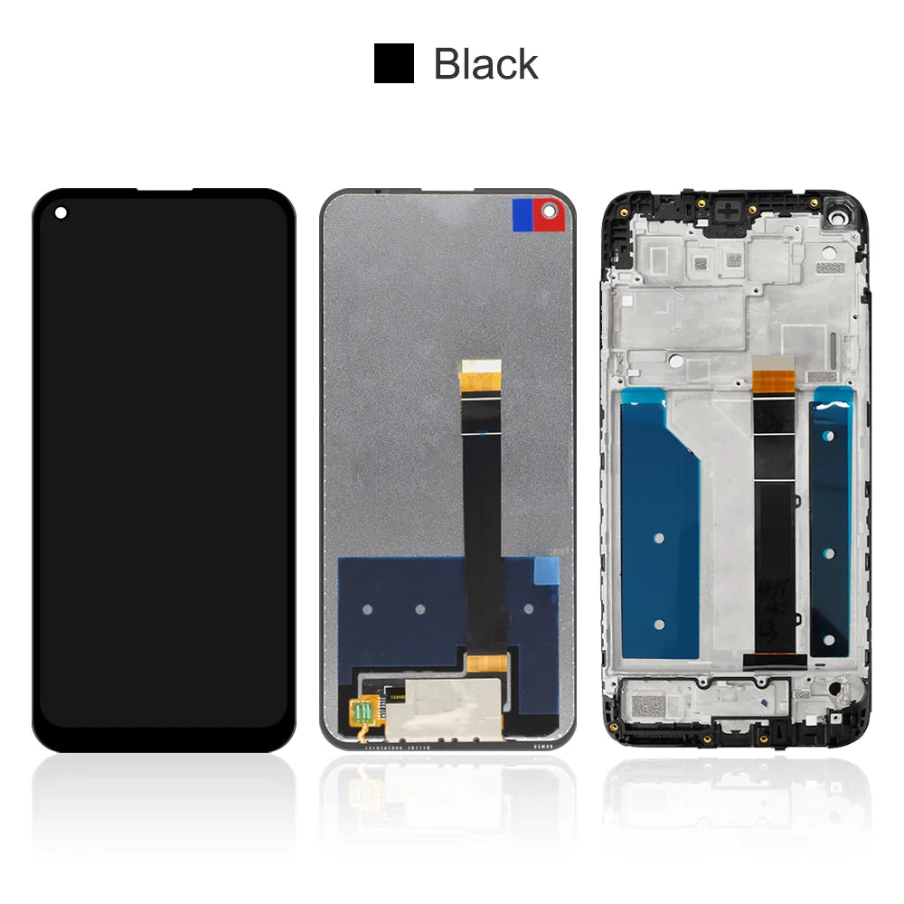 6.53'' For LG K61 LCD Touch Screen Digitizer Assembly With Frame For LG Q61 LMQ630EAW LM-Q630 Screen Display Replacement Part LG phone repair parts