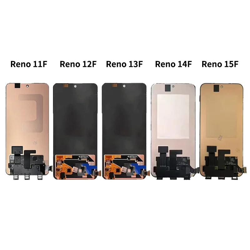 AMOLED Display For Oppo Reno 11F 12F 13F 14F 15F LCD Display Touch Screen Digitizer Assembly Replacement Repair Parts  Oppo phone repair parts