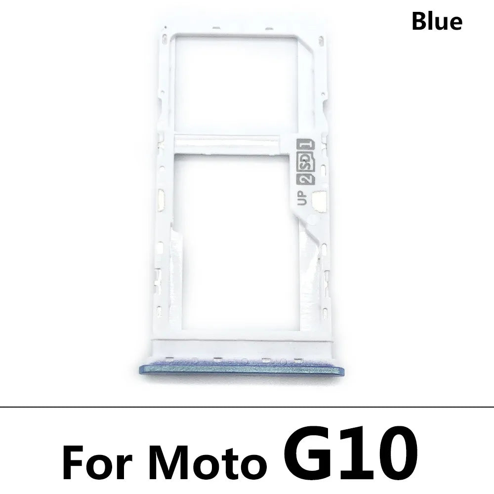 10Pcs/Lot, New For Motorola Moto G10 G20 G30 G50 G60 G60s G100 5G SIM Card Tray Slot Holder Adapter Accessories Motorola phone repair parts
