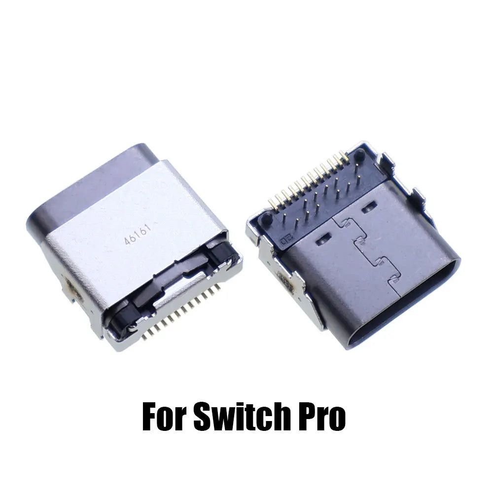 2pcs For NDS NDSL NDSi XL Power Socket Charging Port For GBA GBASP Link Connector For Switch / Lite / Oled / Pro NS Console Game console repair parts