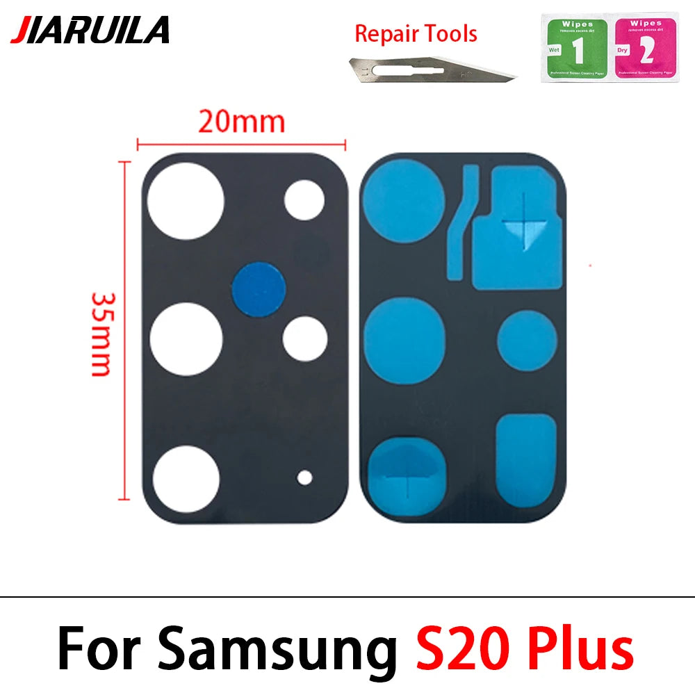 New Back Rear Camera Glass Lens For Samsung A32 A52 A72 A82 S21 S22 S23 Plus Ultra With Adhesive Repacement Parts Samsung phone repair parts