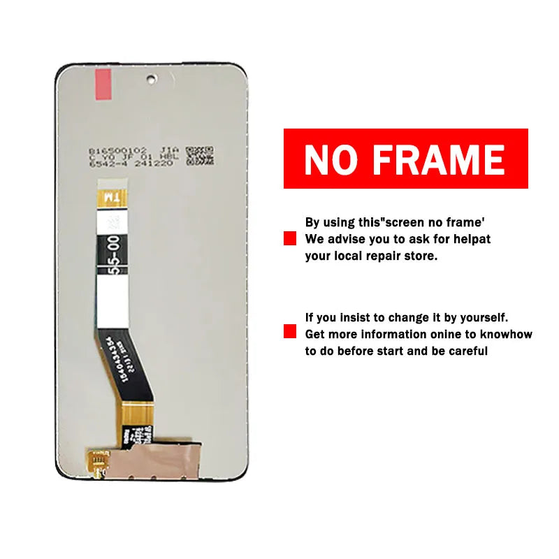 6.5" New For Motorola Moto G62 5G LCD XT2223-1 Display + Touch Screen Sensor Digiziter Assembly Replacement For Moto G62 Display Motorola phone repair parts