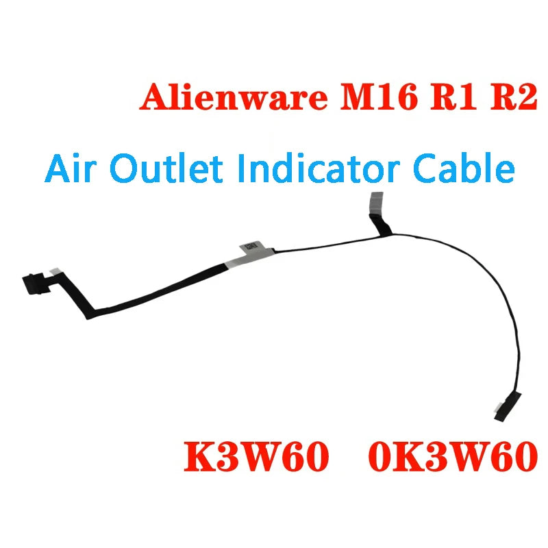 New Original Laptop Air Outlet Heat dissipation Port Cover Case For Dell Alienware M16 R2 M18 R1 R2 07RJMC 07D50D 0H3DX4 0CJNNX Dell laptop repair parts