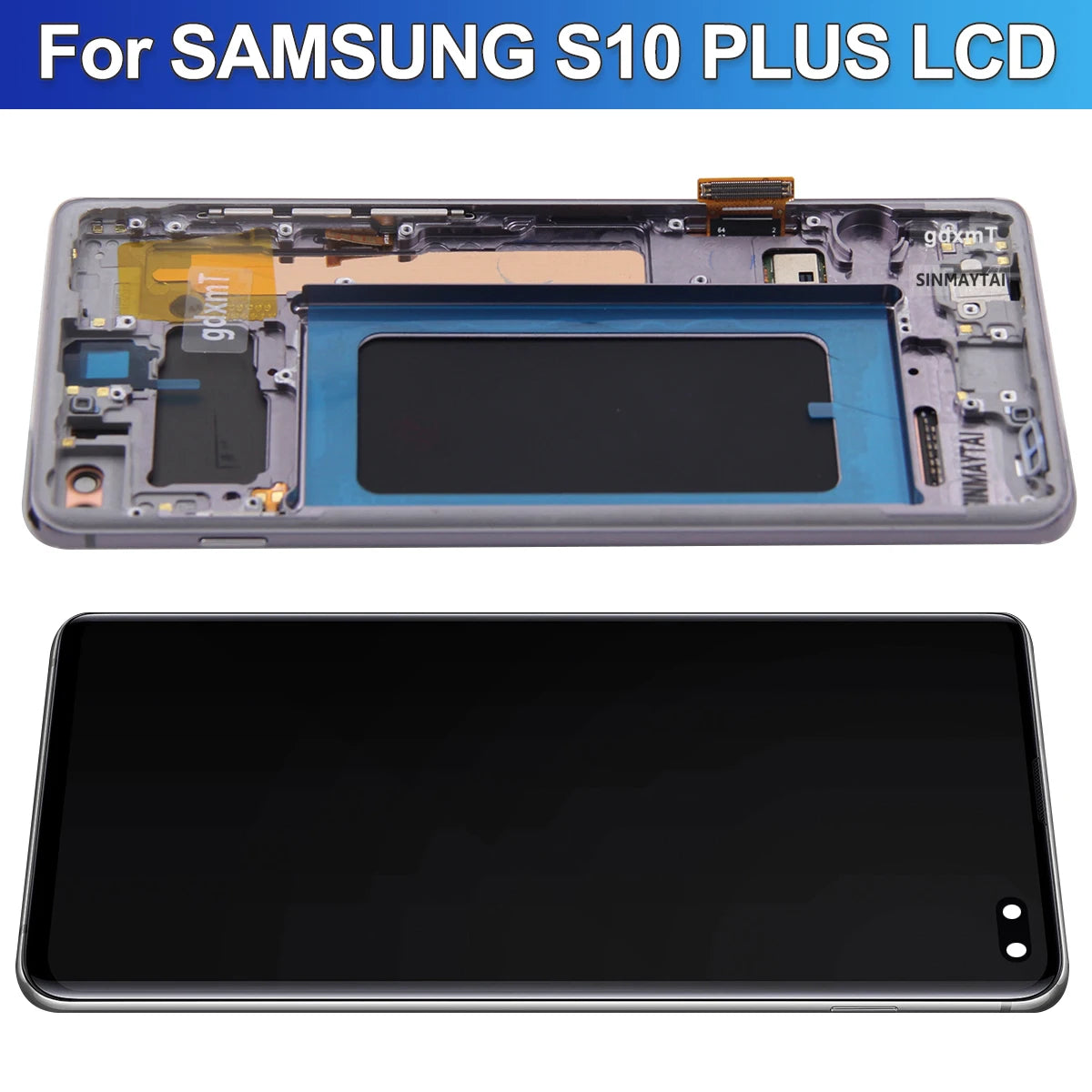 Premium Amoled For Samsung Galaxy S10+ LCD Touch Screen Replacement For Samsung Galaxy S10 Plus Display SM-G975 100% Tested Samsung phone repair parts