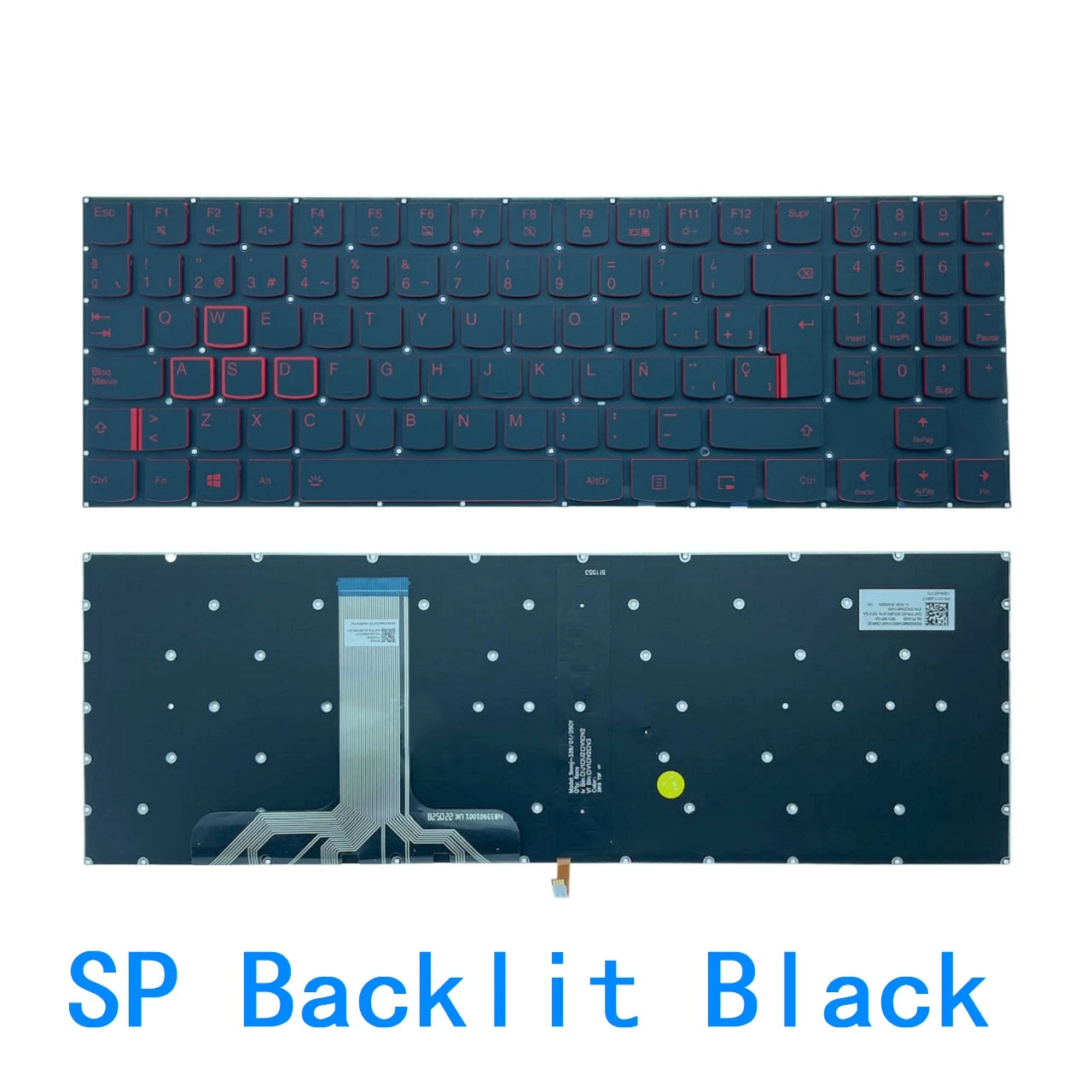 New US Russian Spanish language  Backlit Keyboard For Lenovo Legion Y520 Y520-15IKB Y720 R720 R720-15IKB Y720-15IKB 15 15IKB Lenovo laptop repair parts