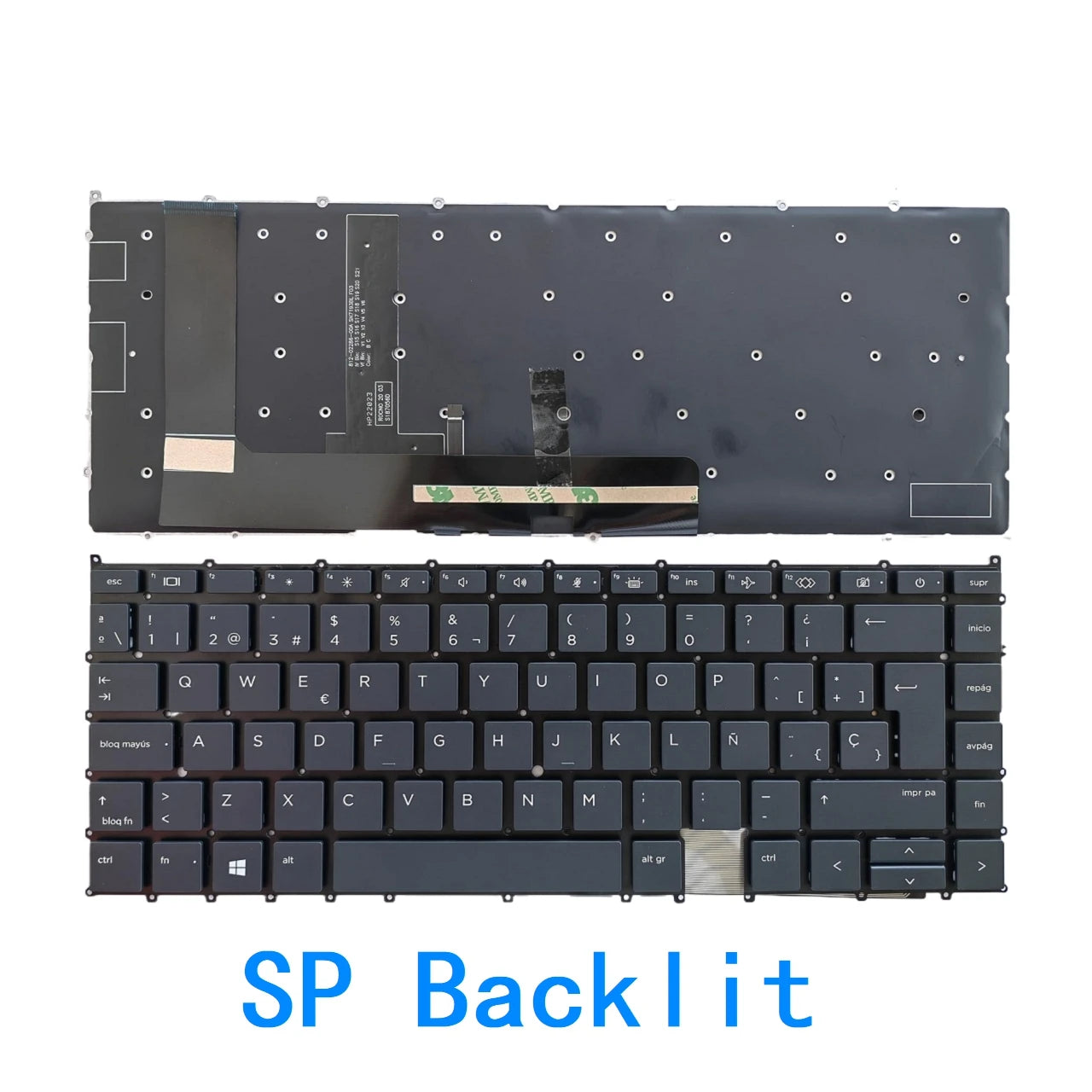 New US Spanish Language  Backlit Keyboard For HP EliteBook x360 1040 G7 1040 G8 Notebook PC Replacement Keyboard  HP laptop repair parts