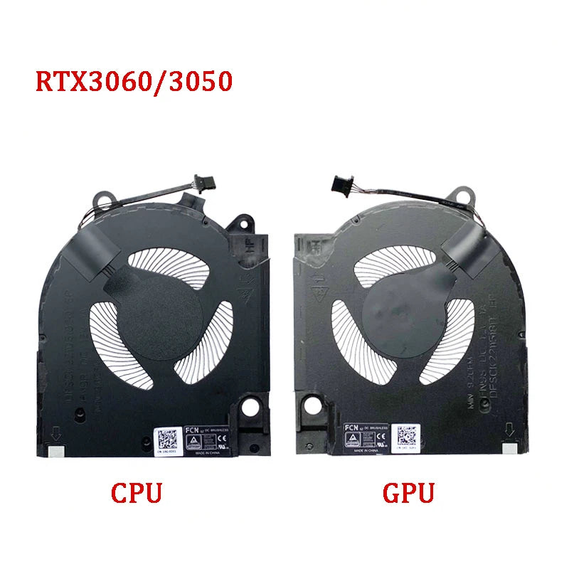 NEW ORIGINAL Laptop CPU GPU Cooling Fan For DELL G15 5510 5511 5515 2021 RTX3050 RTX3060 RTX3070 CN-0203MH  Dell laptop repair parts