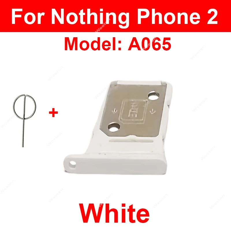 Sim Card Tray Socket Adapter For Nothing Phone 1 2 2A 3A CMF Phone 1 Sim Card Reader Slot Connector Holder Repair Parts  Other Brand phone repair parts