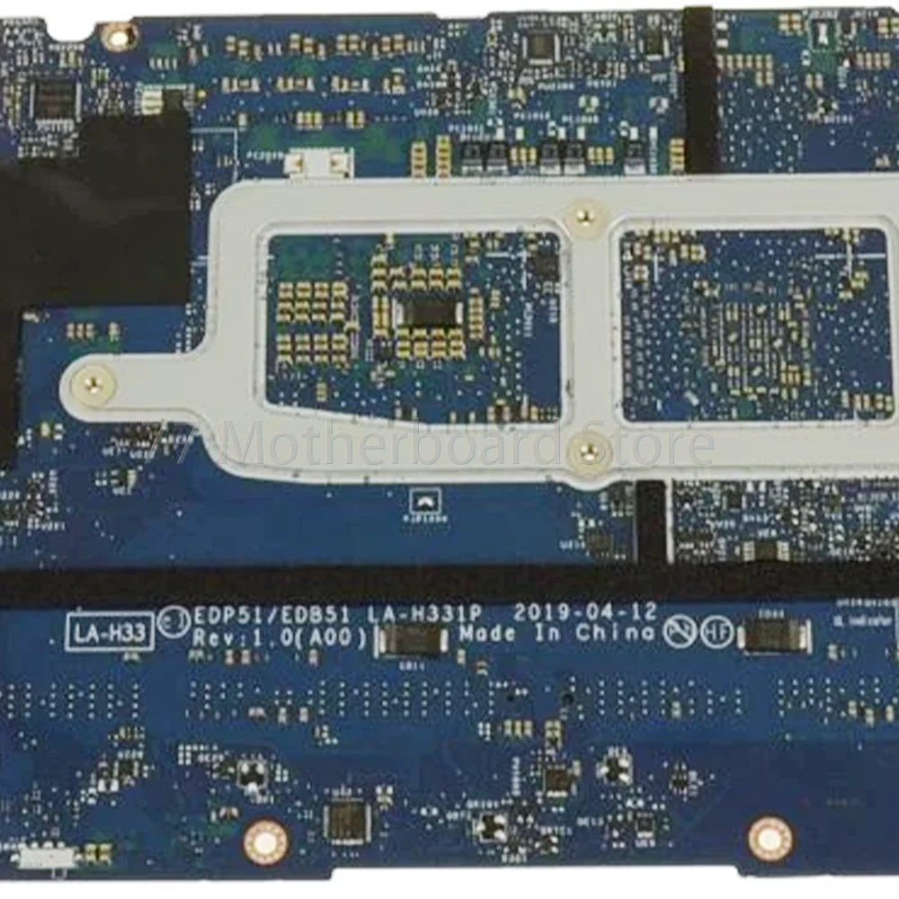 Laptop Motherboard LA-H331P For DELL XPS 15 7590 With CPU I5-9300H I7-9750H I9-9880H GPU GTX1650 4G CN-018W12 18W12 100% Tested Dell laptop repair parts
