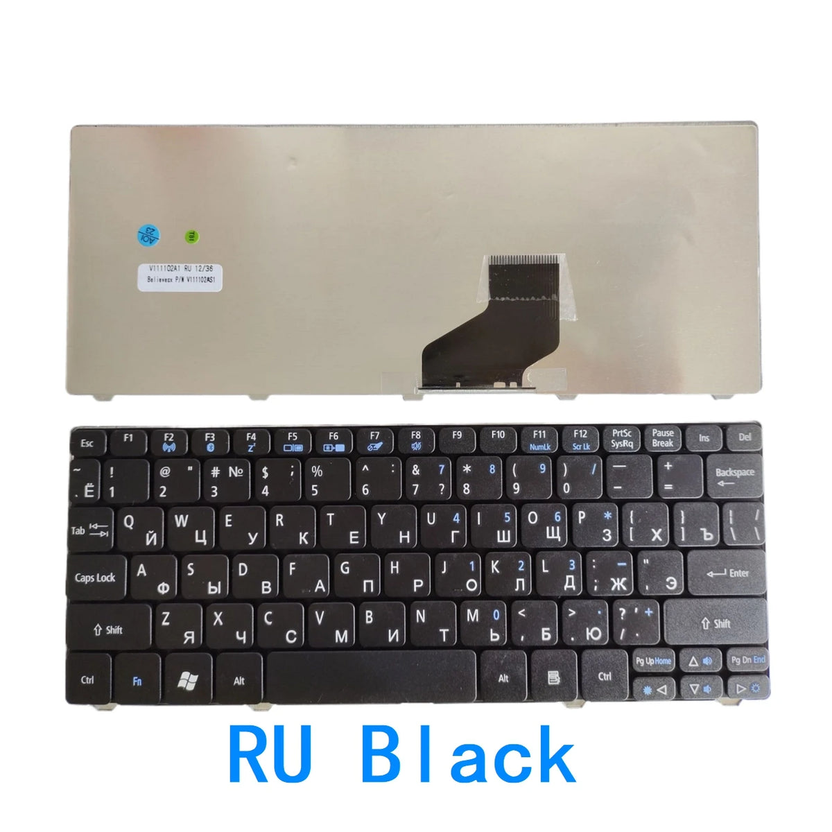 New US Russian Spanish Arab Brazil language  Keyboard For Acer Aspire One 521 522 533 532 D255 D255E D257 D260 D270 VCY57 Acer laptop repair parts