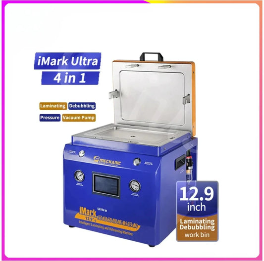 MECHANIC IMark Ultra 12.9 Inch 4 in 1 Vacuum Laminating Machine  Bubble Remover Built in Pump Compressor For LCD Sreen Repair Professional Repair Tools