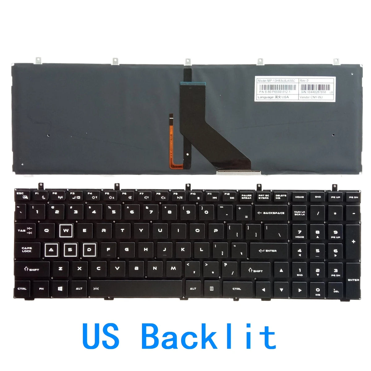 New US Language Backlit Keyboard For ThundeRobot 911 GT 911GT-Y1 911GT-Y2 911GT-Y3 911GT-Y3A 911GT-Y5T 911GT-Y6 Keyboard