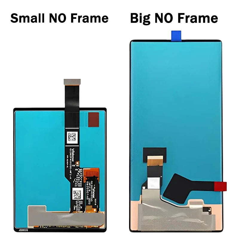 6.8"New For LG Wing 5G LCD LMF100N LM-F100N LM-F100V LM-F100 Display Big LCD Touch Screen Digitizer Wing Small LCD LG phone repair parts