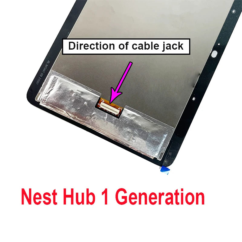 NEW LCD For Google Home Nest Hub 1 Generation / 2 Generation Nest Hub LCD Display Touch Screen Digitizer Assembly Google Tablet repair parts